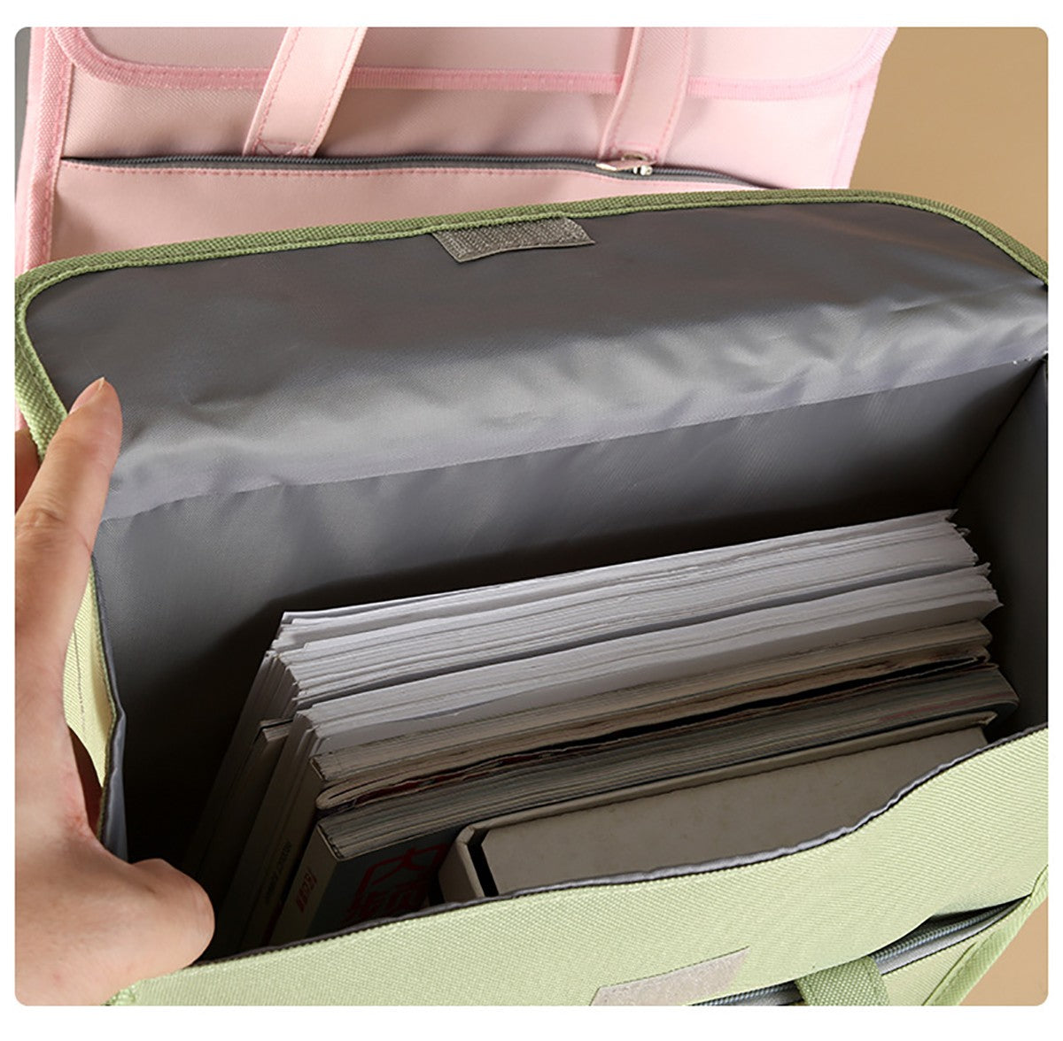 Portable Student Tote Bag Daily Casual Bag