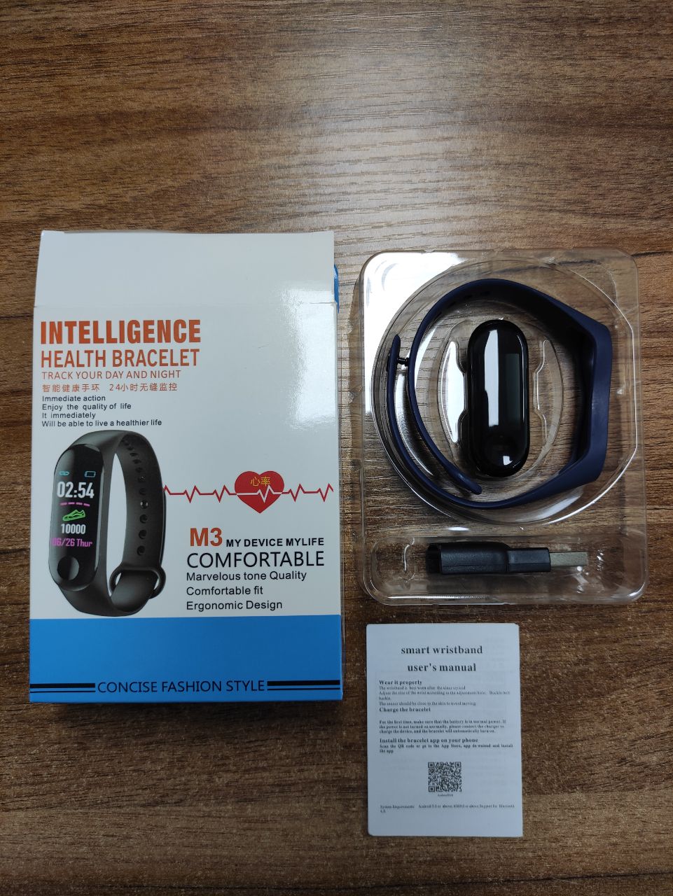 Waterproof Smart Watch w/Color Screen & Heart Rate Monitoring