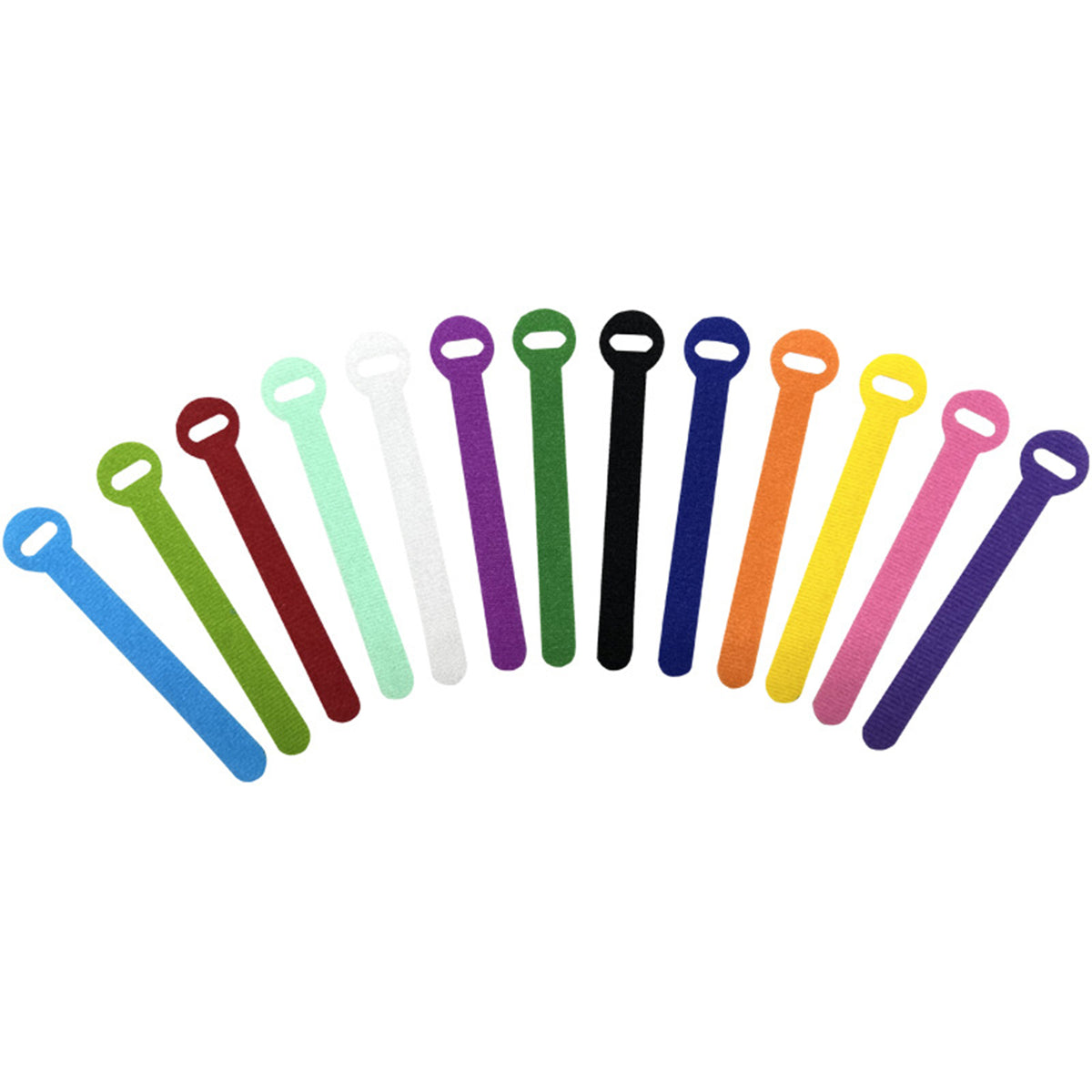 Adjustable 5.9" L Self-Adhesive Cable Ties Cord Straps