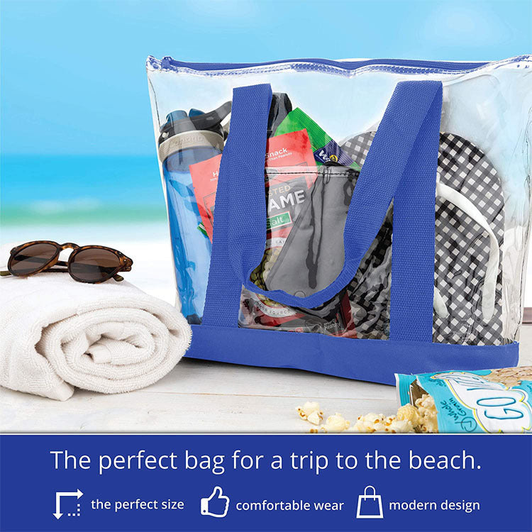 Clear PVC Shopping Bag Single Shoulder Bag Tote Bag