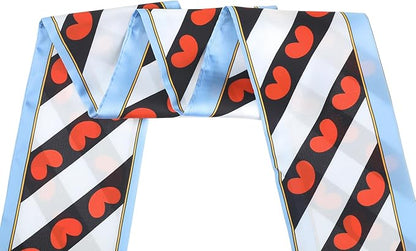 35" x 2" Full Custom Long Neckerchief Ribbon Scarf Hairband Handbag Wrap Scarf Neck Tie #1