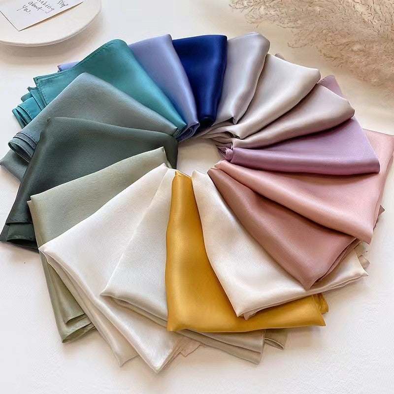 28" x 28" Purple Scarf Neck Scarves Kerchief Neckerchief Handbags Wrap Scarf #69