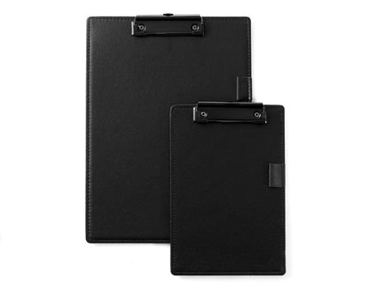 A4 PU Leather Metal Clip Writing Board With Pen Holder