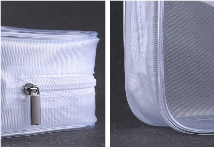 PVC Cosmetic Makeup Travel Bag 6.69'L 2.36''W 4.72''H (Medium)