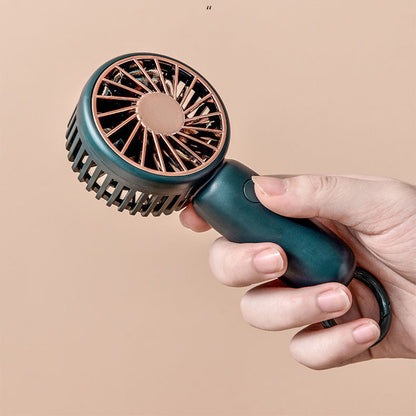 Portable Handheld Fan Mini Fan USB Rechargeable Personal Hand Held Fan With Carabiner