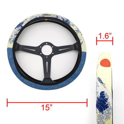 15"Neoprene Universal Car Steering Wheel Cover