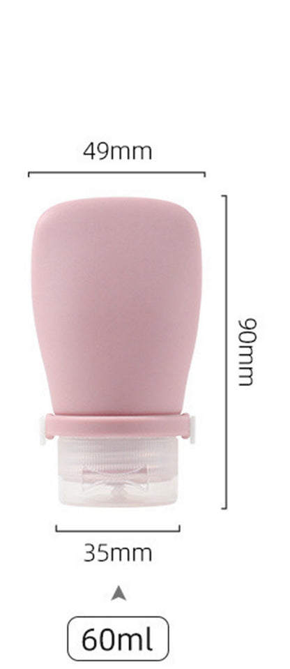 Silicone Travel Bottles for Toiletries, TSA-Approved Leak-Proof Refillable Travel Containers ( 2OZ )
