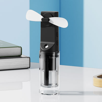 Rechargeable Misting Fan Mini Handheld Fan Spray Fan With Water Tank
