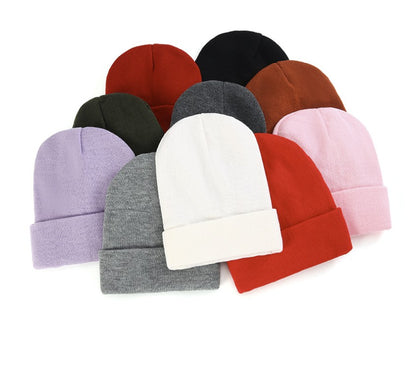 Unisex Adult Knit Cuffed Beanie Hat