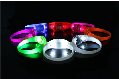 Fashion Sound Controlled Voice LED Light Up Bracelet