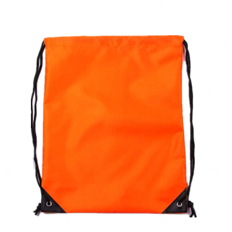 7.8 x 13" 210D Polyester Drawstring Backpack for Party Gym Sport Trip