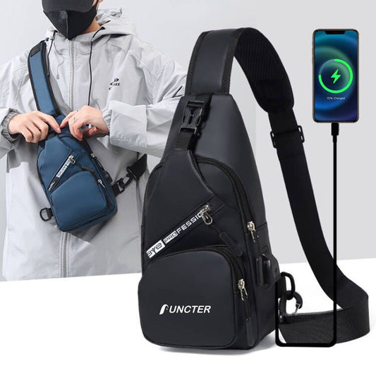 Large Capacity Portable Men's Chest Bag Crossbody Backpack