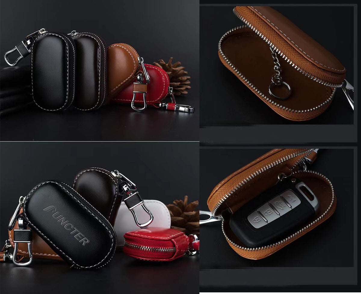 PU Car Key Sleeve W/A Key Chain