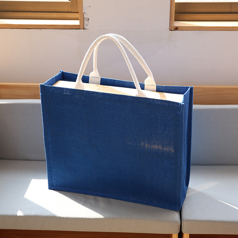 Large Burlap Tote Bag