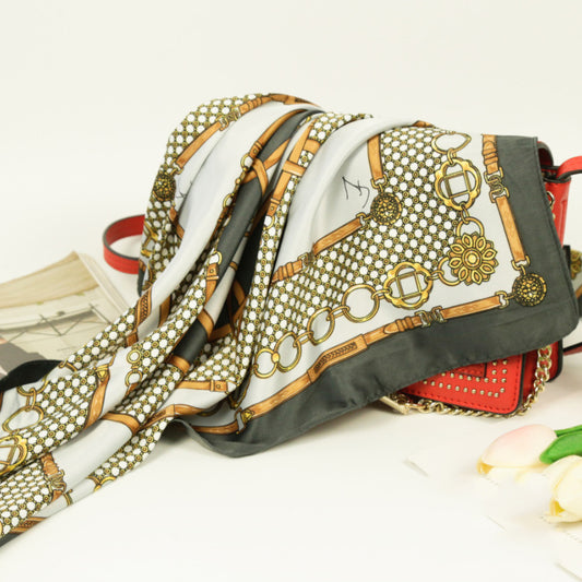 South Korean Satin Bandanna (22''x22'')