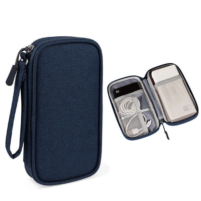 Electronic Organizer Travel Cable Organizer Bag Pouch (1 Layer)