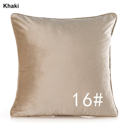 19.7 x 19.7" Premium Square Dutch Velvet Throw Pillowcase With Hidden Zipper