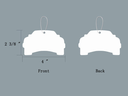 Car Silhouette Shaped Air Freshener