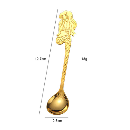 Mermaid Coffee Spoon Stainless Steel Hanging Spoon