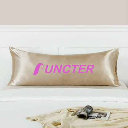 20 x 54" Premium Square Satin Silk Throw Pillowcase Body Size Pillow Cover With Hidden Zipper