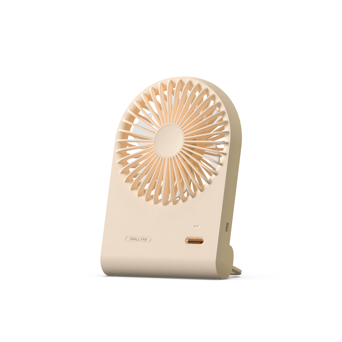 Portable Rechargeable Handheld Mini Fan Desk Fan 3 Levels Wind Speed Hanging Fan