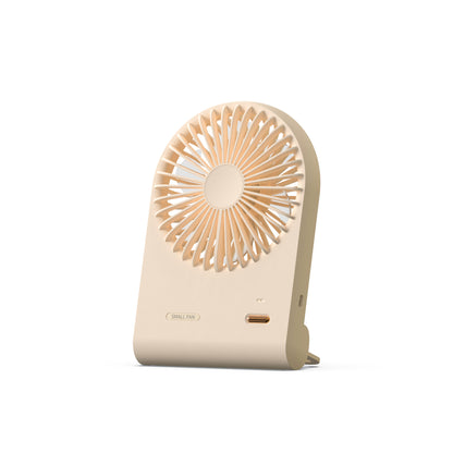 Portable Rechargeable Handheld Mini Fan Desk Fan 3 Levels Wind Speed Hanging Fan