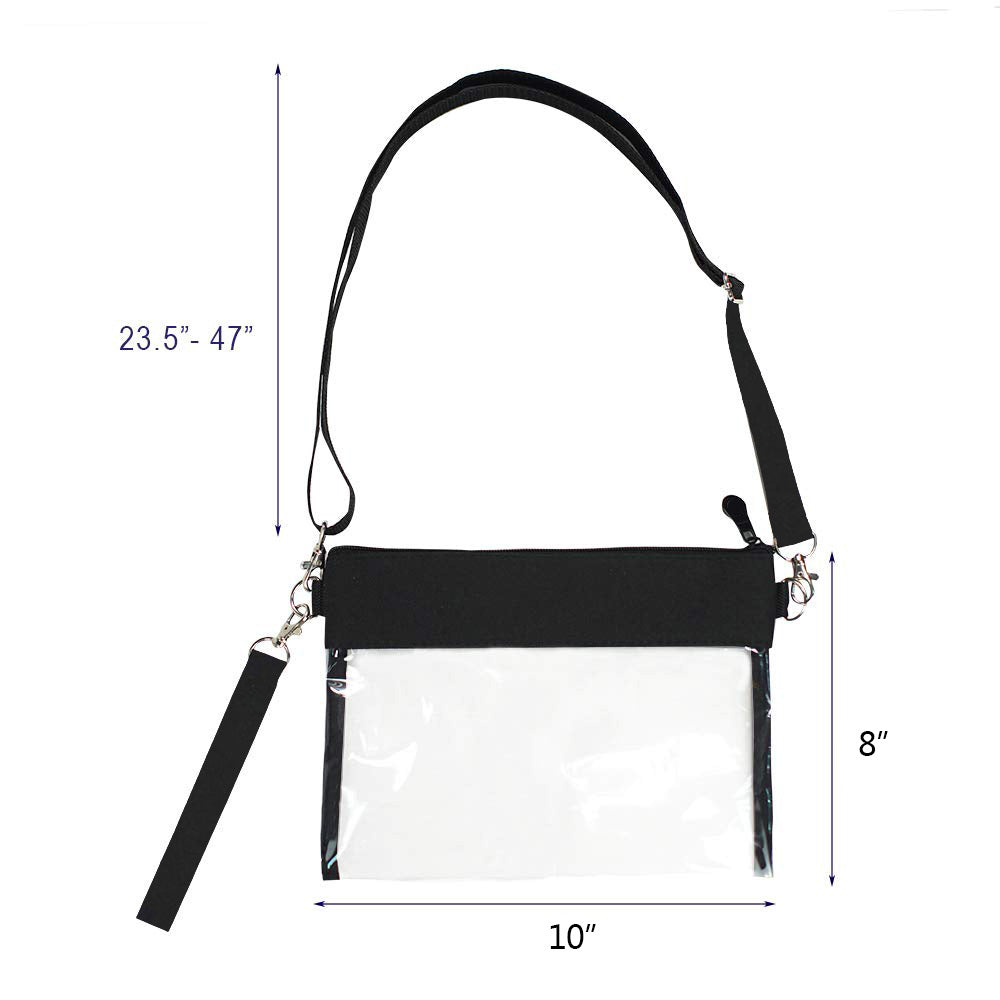PVC Transparent Cross body Bag Single Shoulder Bag