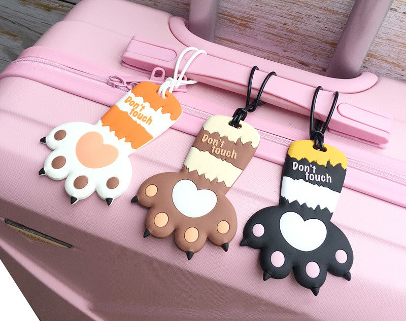 Fully Customizable 3D Raised Soft PVC Luggage Tag With Printed Back