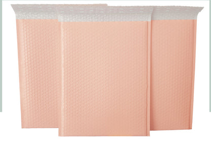 7.1 x 9.1" Pink Poly Bubble Mailer Self Seal Padded Envelopes for Shipping/ Packaging/ Mailing