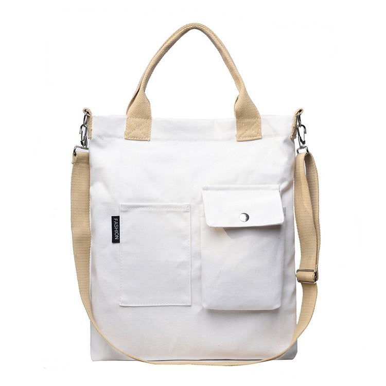 12 oz Canvas Grocery Shopping Tote Bag Single Shoulder Bag Crossbody Bag