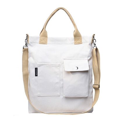 12 oz Canvas Grocery Shopping Tote Bag Single Shoulder Bag Crossbody Bag