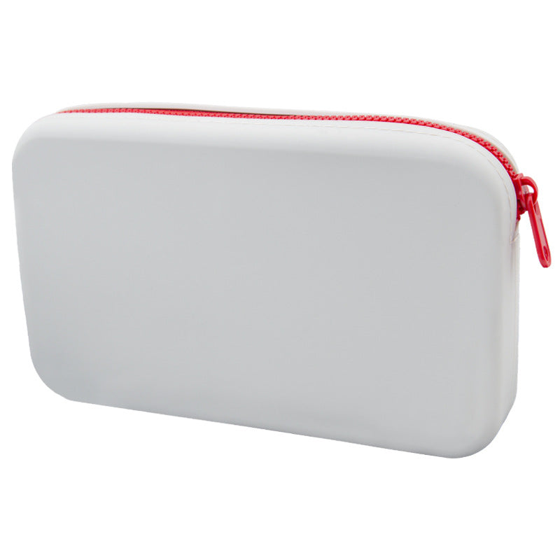 Multi Purpose Portable Silicone Zipper Organizer Bag For Samll Items and Cosmetic