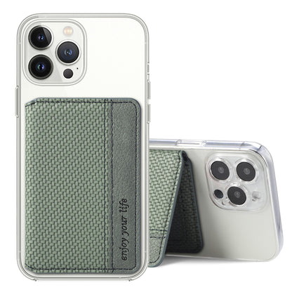 Stick-on Phone Wallet, Slim Expandable Credit Card Pocket