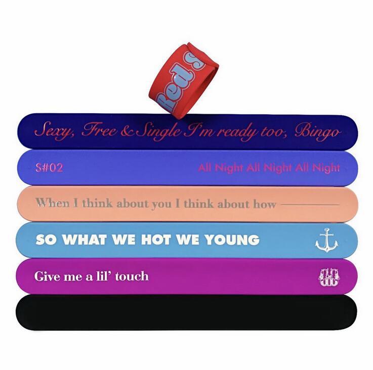 Silicone Slap Wristband