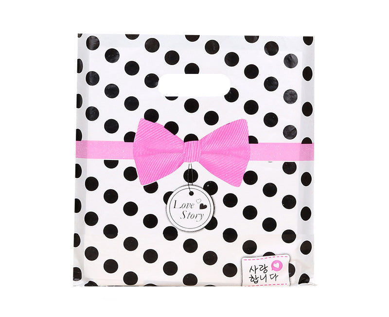 9.9"x9.9" 2.4mil Merchandise Bag W/ Die Cut Handle for Boutique Bag Shopping Clothes Packaging Bag