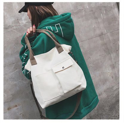 12 oz Canvas Grocery Shopping Tote Bag Single Shoulder Bag Crossbody Bag