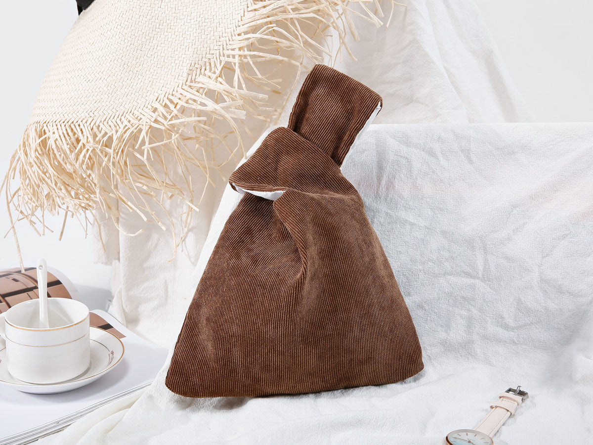 Corduroy Wrist Bag