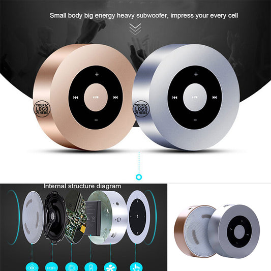 LED Wireless Speaker w/Touch Screen