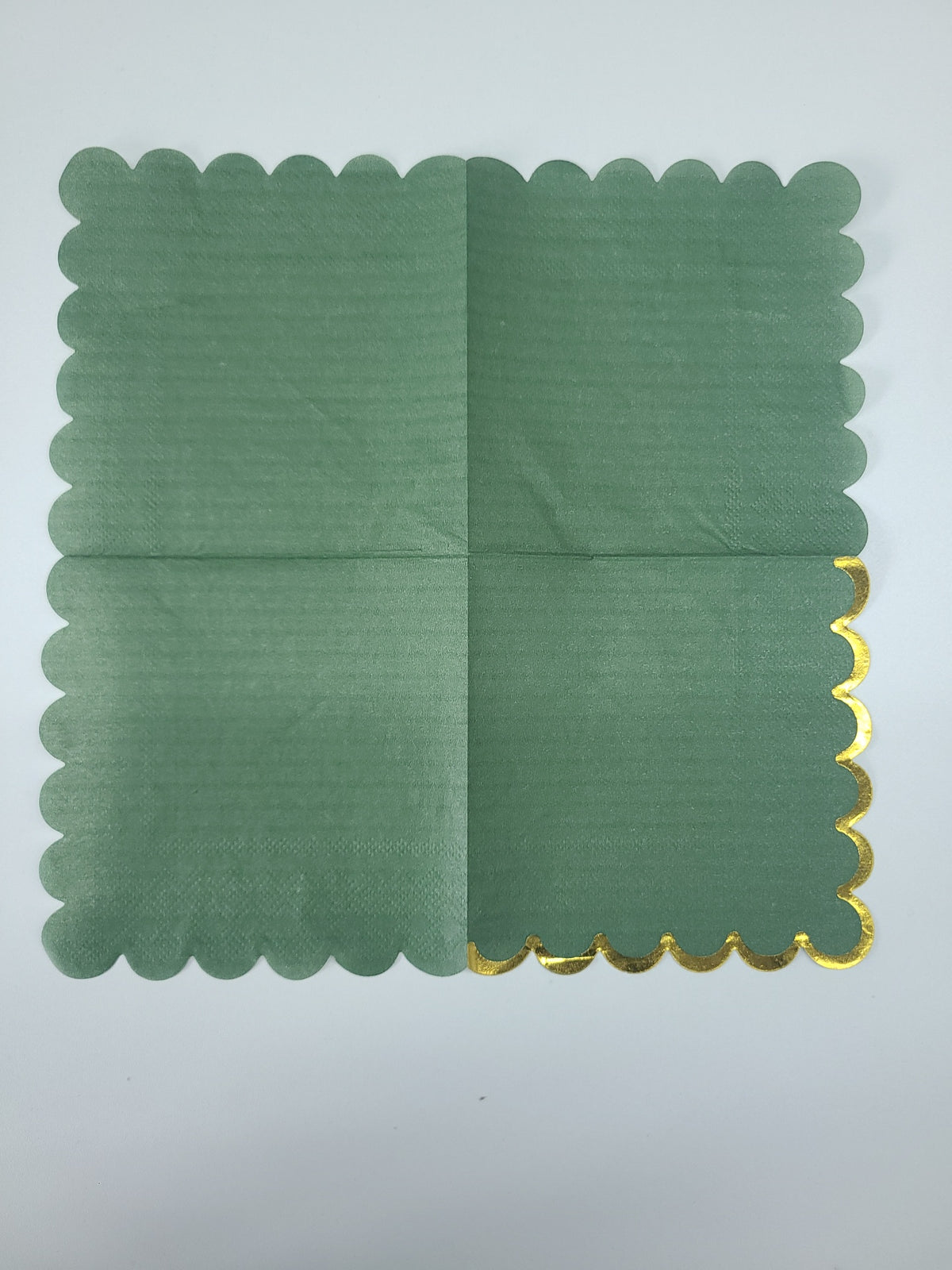 Double Layers Napkins/Part Napkins W/Golden Edge