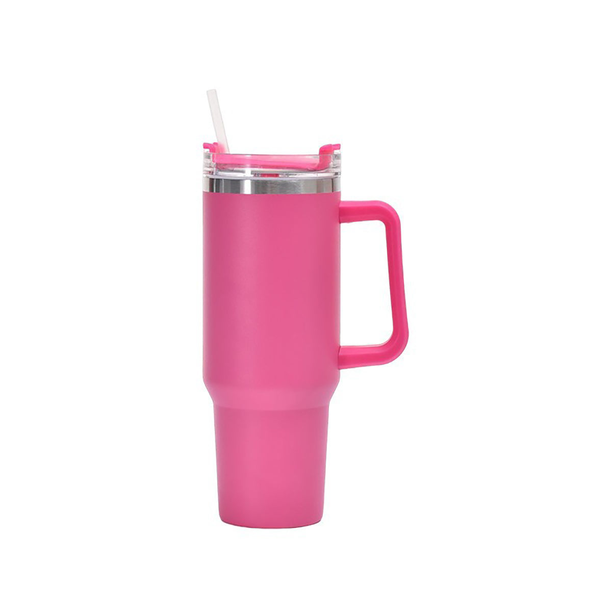 40 Oz/1200ml Car Tumbler Insulated Stainless Steel Water Bottle With Handle & Lid & Straw