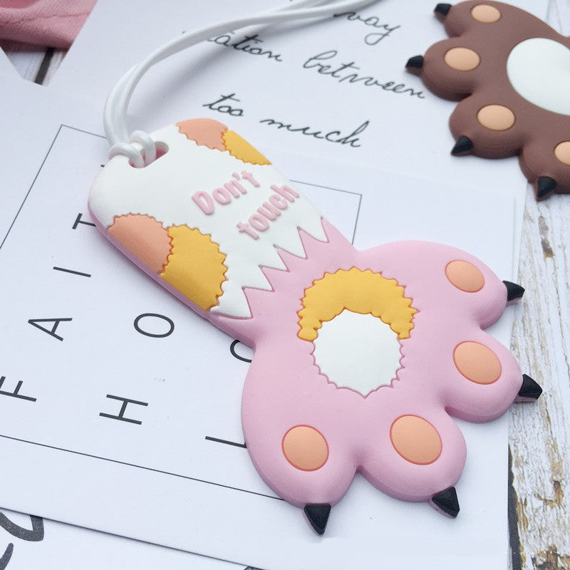 Fully Customizable 3D Raised Soft PVC Luggage Tag With Printed Back