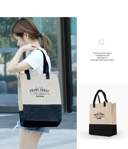 2" 1 Burlap Tote Bags