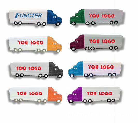 Heavy Duty Trucks Stress Reliever PU Foam Toy Duty Trucks Model Decoration Pressure Relief Grip Ball