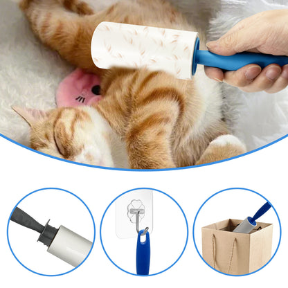 Lint Roller 60 Sheets, PP Handle, Sticky Pet Hair Remover