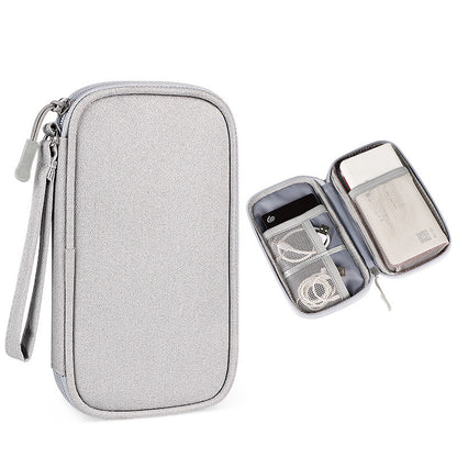 Electronic Organizer Travel Cable Organizer Bag Pouch (1 Layer)