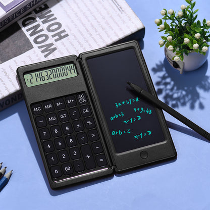 Basic Calculator Notepad with 6" LCD Writing Tablet