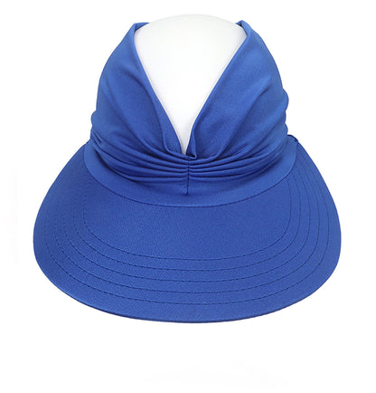 Womens Sun Visor Hat Wide Brim Summer Sun Hats UPF 50+ UV Protection Beach Hats Foldable Golf Visor