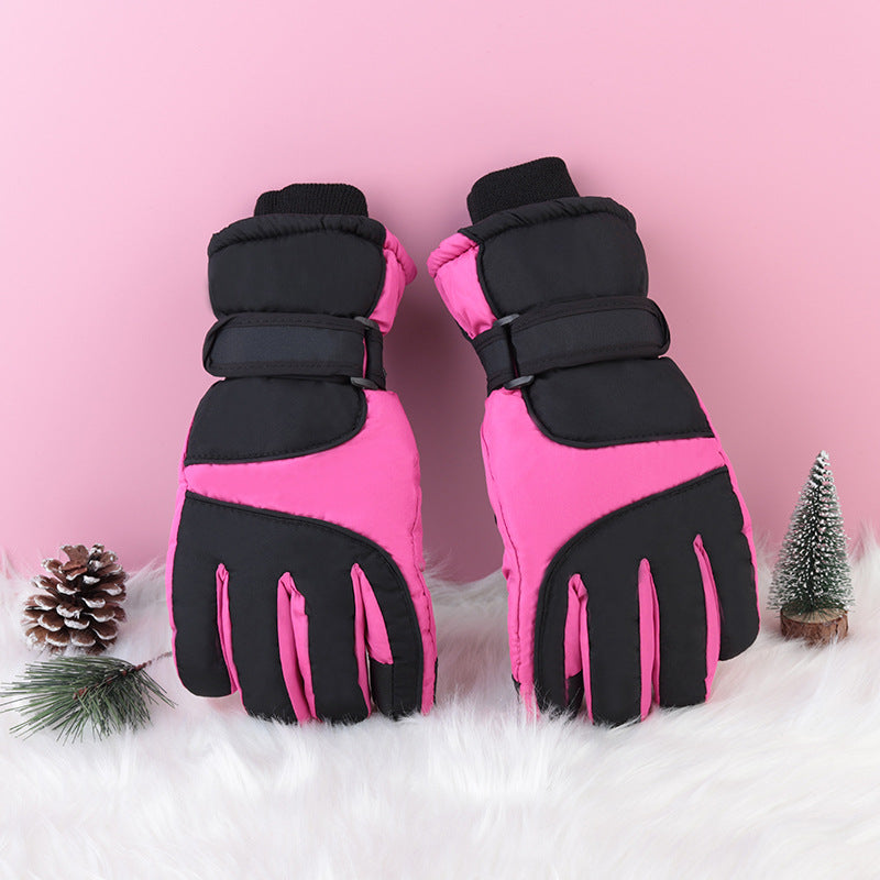 Ski Gloves Warm Waterproof Touchscreen Gloves