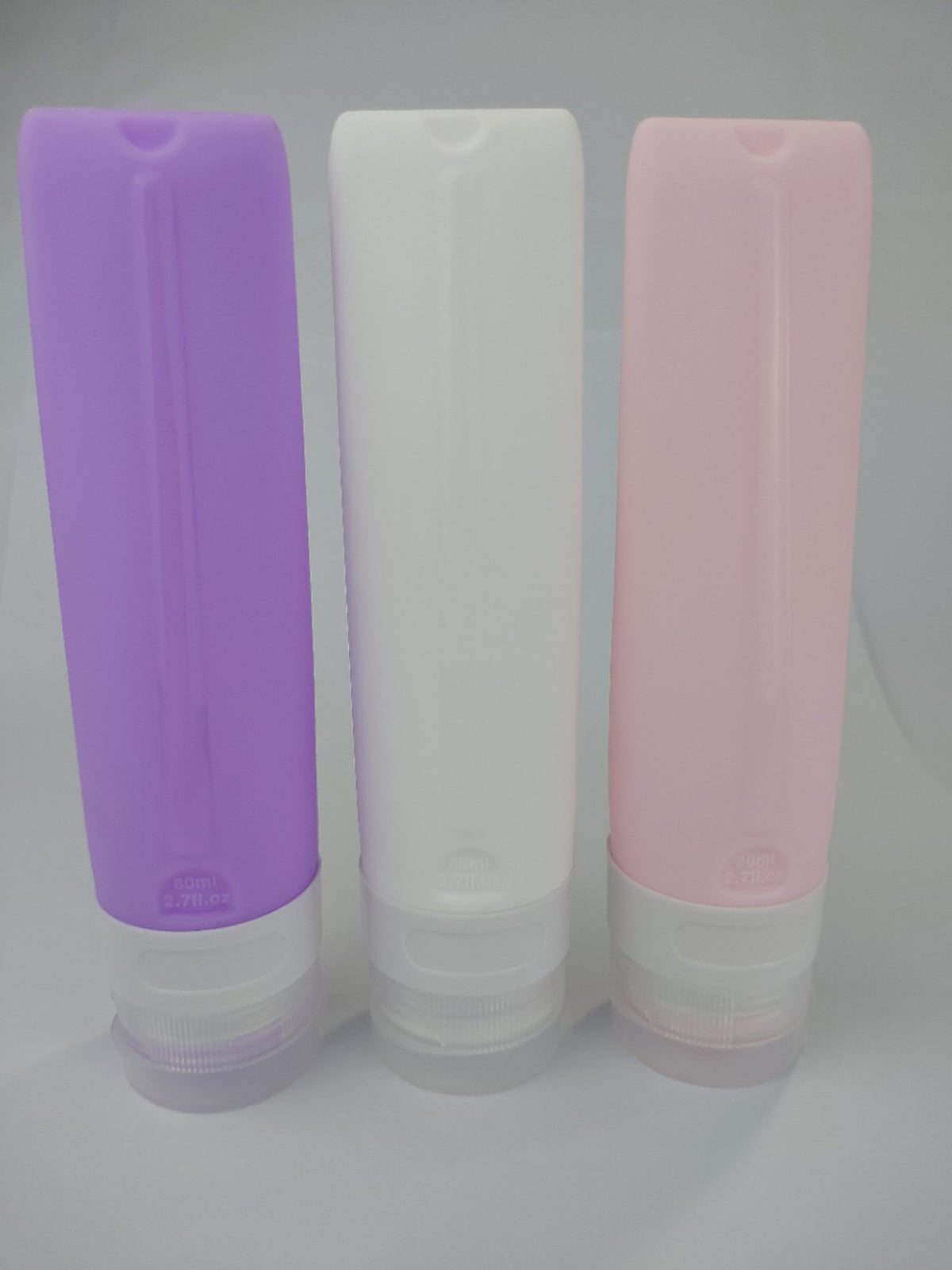 2.7 OZ Leak Proof Travel Refillable Liquid Bottle