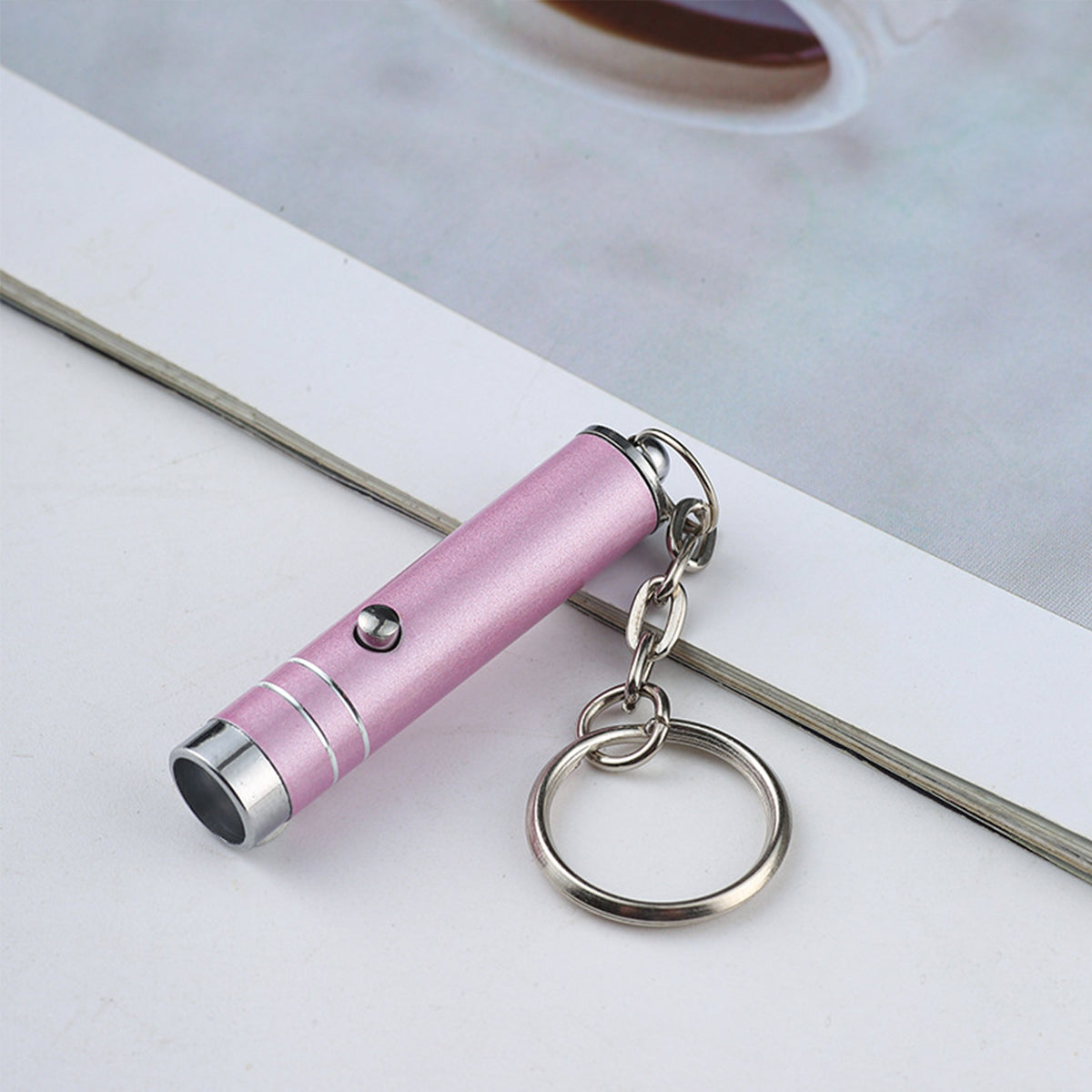 Purple Light UV Detector Mini LED Flashlight Keychain